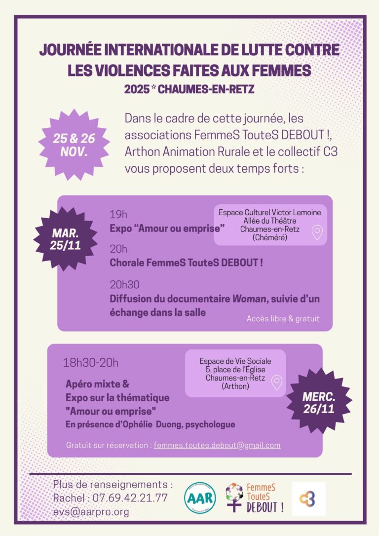 Journée internationale de lutte contre les violences faites aux femmes